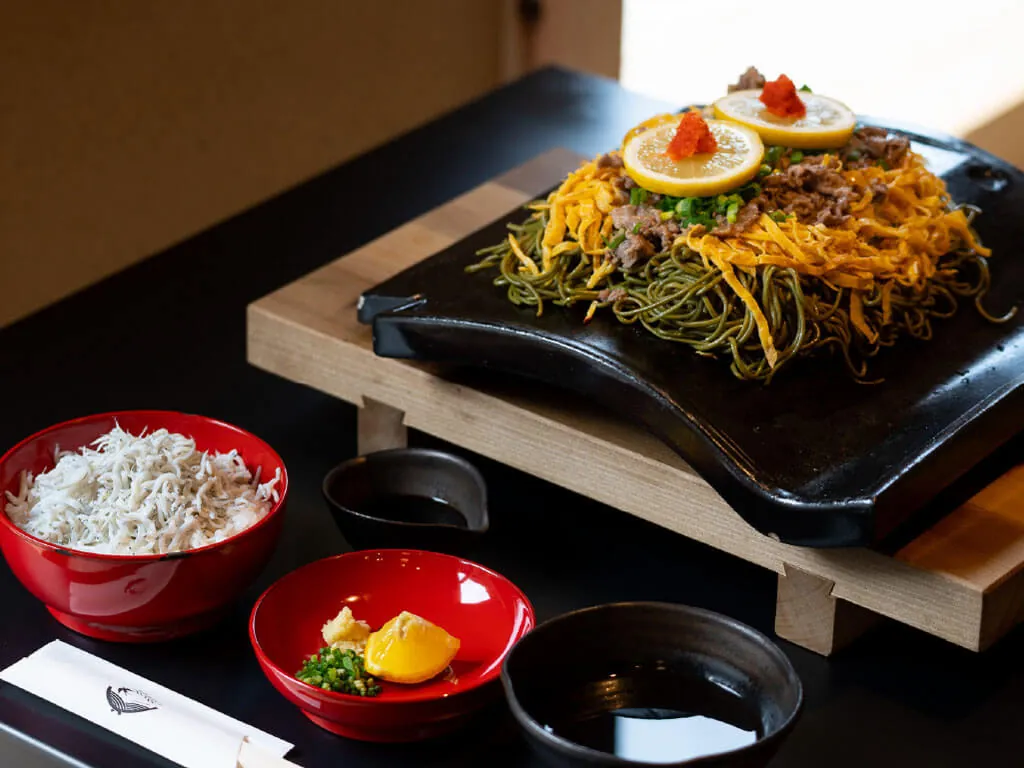 瓦そば柳屋の瓦そば